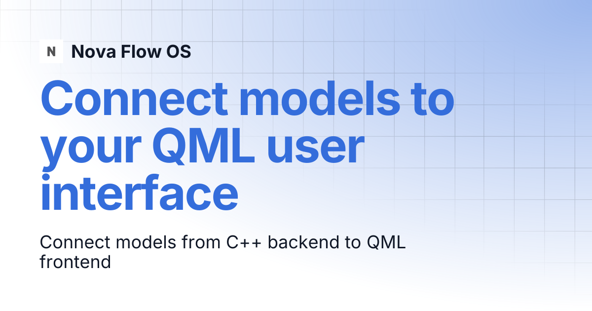 Connect models to your QML user interface | KDE Developer Platform ...