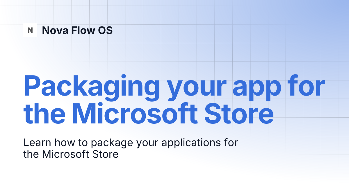 Packaging your app for the Microsoft Store | KDE Developer Platform ...